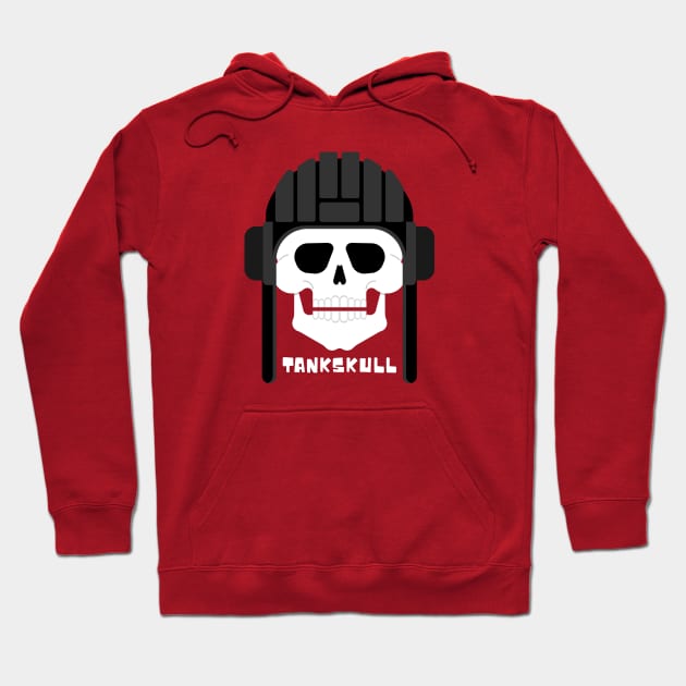 TankSkull Hoodie by naeshaassociates@gmail.com